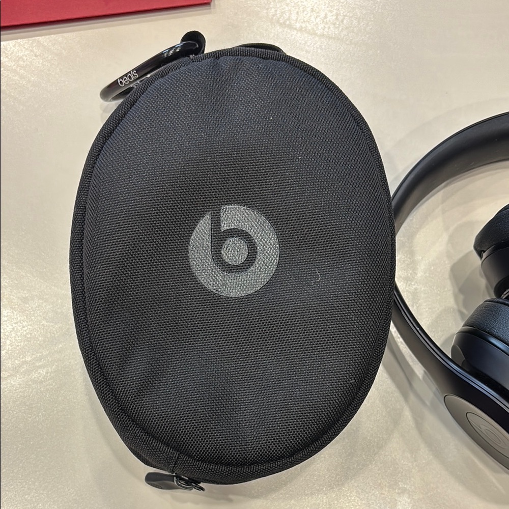 Beats Black Headphones with Case